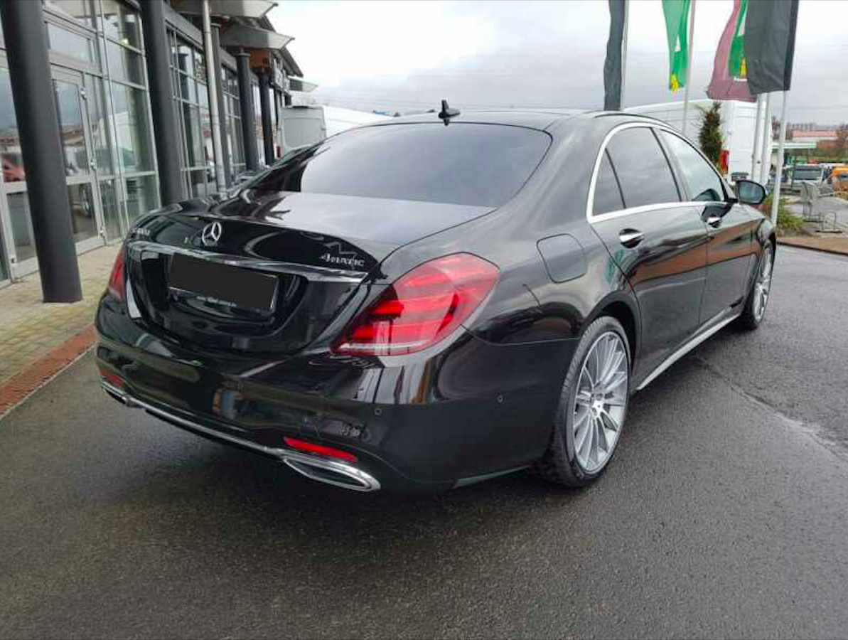 Mercedes - Benz S 400d AMG LONG | předváděcí auto skladem | od autorizovaného prodejce | černá metalíza | super cena | online prodej | online nákup | autoibuy.com